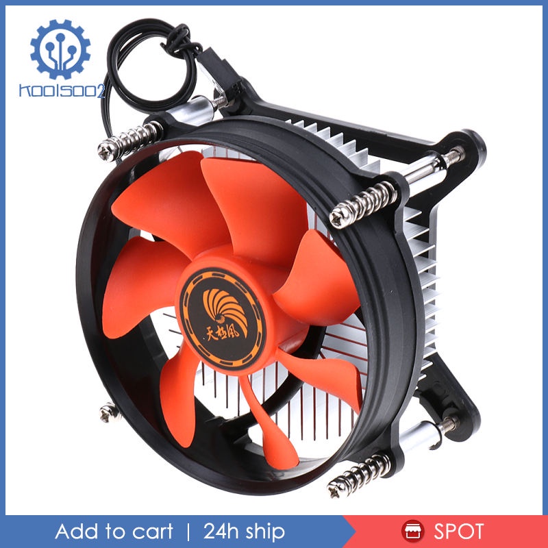 1 Gói 2 Quạt Tản Nhiệt Làm Mát CPU Cho Intel Socket 1150