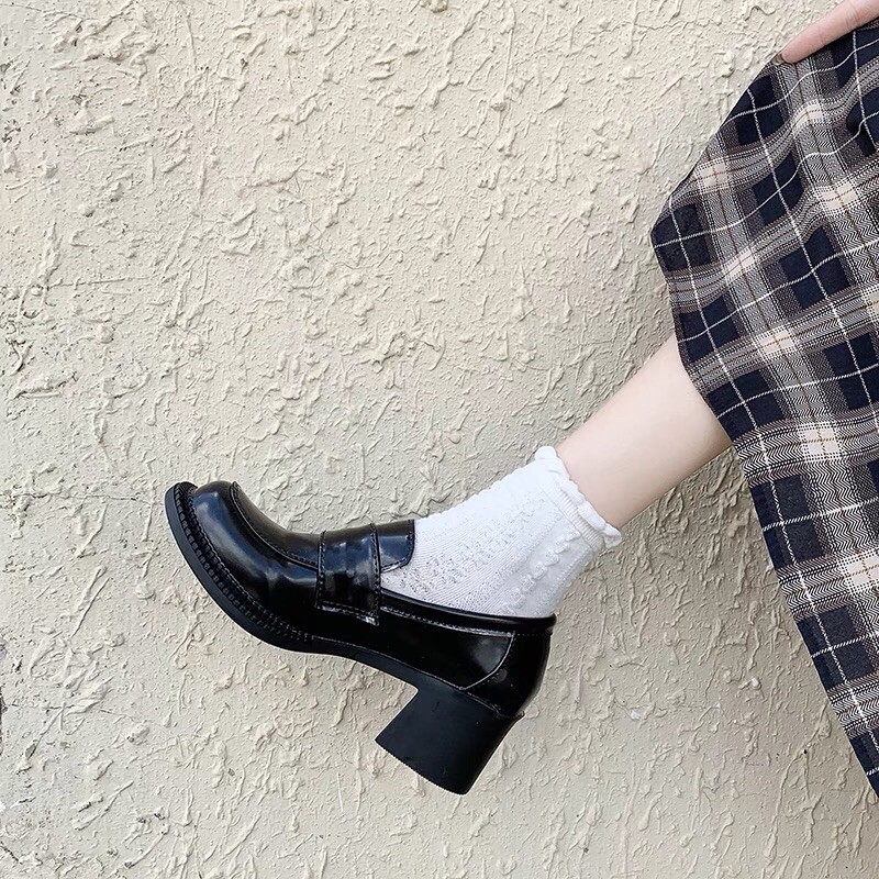 GIÀY OXFORD MŨI TRÒN ĐẾ VUÔNG(ảnh thật)🦋 | BigBuy360 - bigbuy360.vn