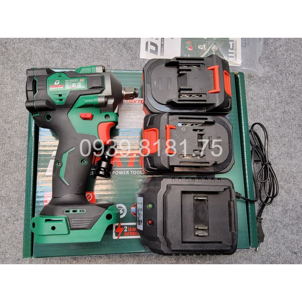 M21 Máy siết bulong 21V 380Nm 1/2 Dekton (Motor từ) Model M21-IW380NCP