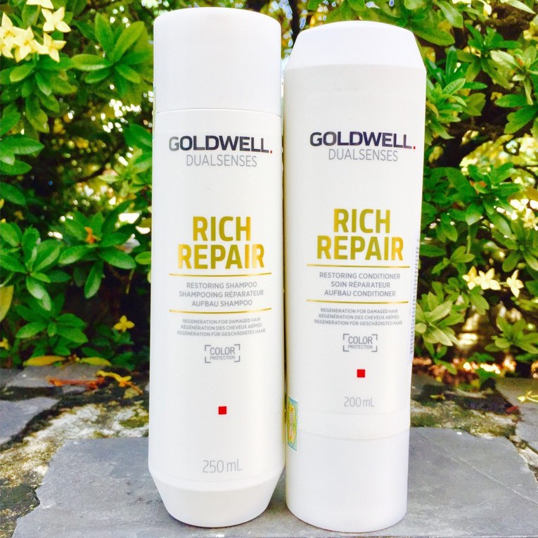 🇩🇪Goldwell🇩🇪Dầu gội xả Goldwell Rich Repair chăm sóc tóc hư tổn khô xơ 250ml/200ml