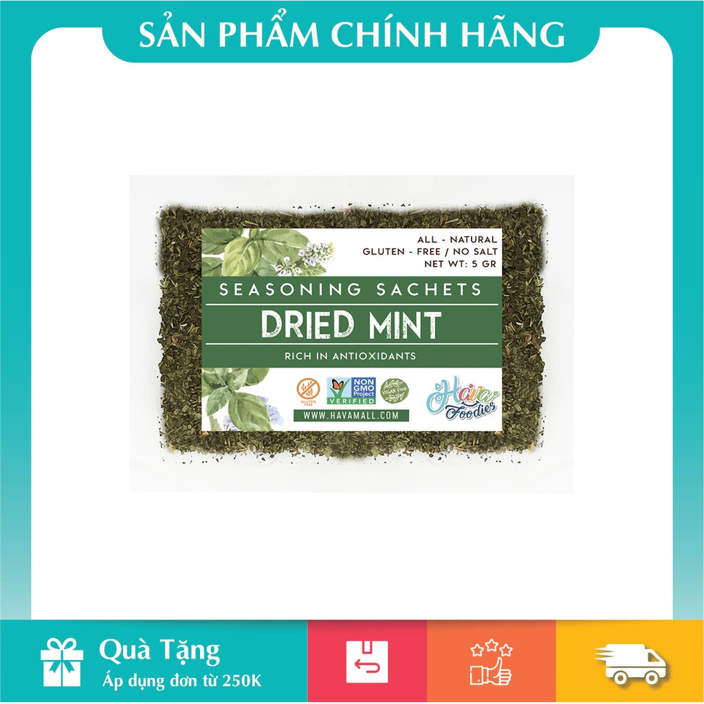 [HÀNG CHÍNH HÃNG] Lá Bạc Hà Sấy Khô Gói 10gr – Dried Mint