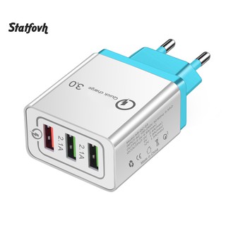 Cốc Sạc Nhanh Qc 3.0 3 Cổng Usb