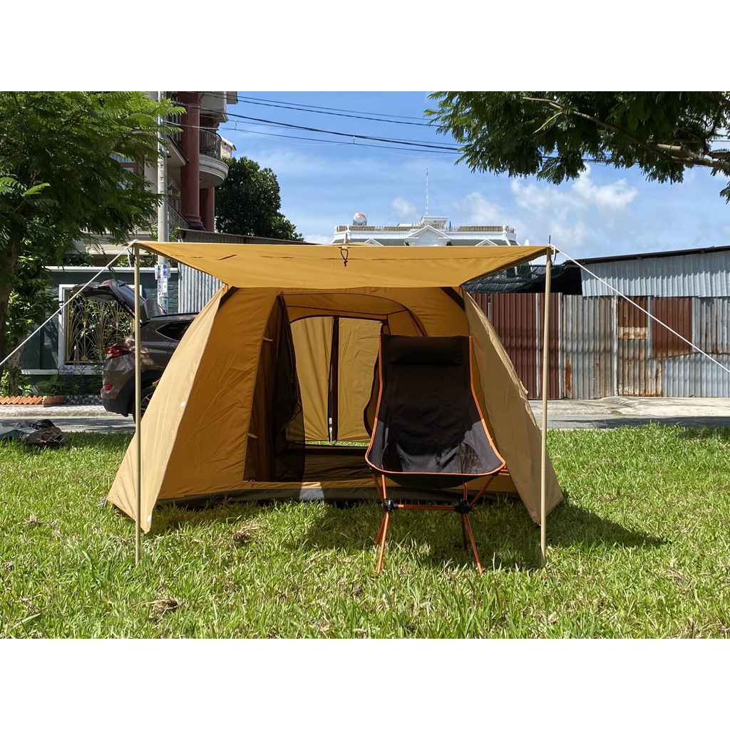 Lều cắm trại FAMILY CAMPING 270 LIMITED VÀNG Tough BC Cross Dome 270 A444