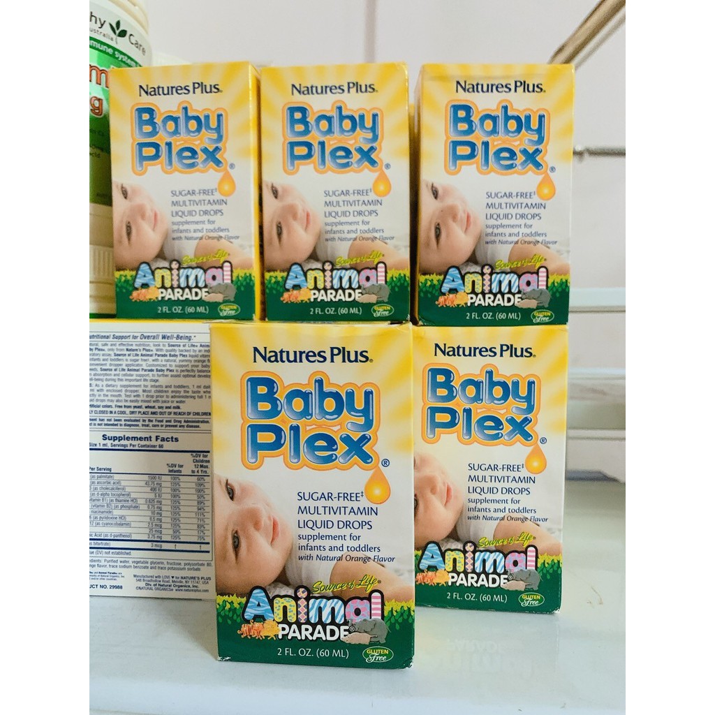 Vitamin tổng hợp baby plex mỹ cho bé lọ 60 ml