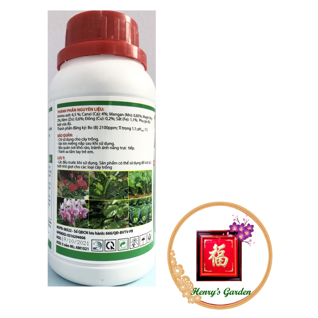 Amino-Combi Phân Bón Vi lượng - Kích thích sinh trưởng - #053A# 250ml