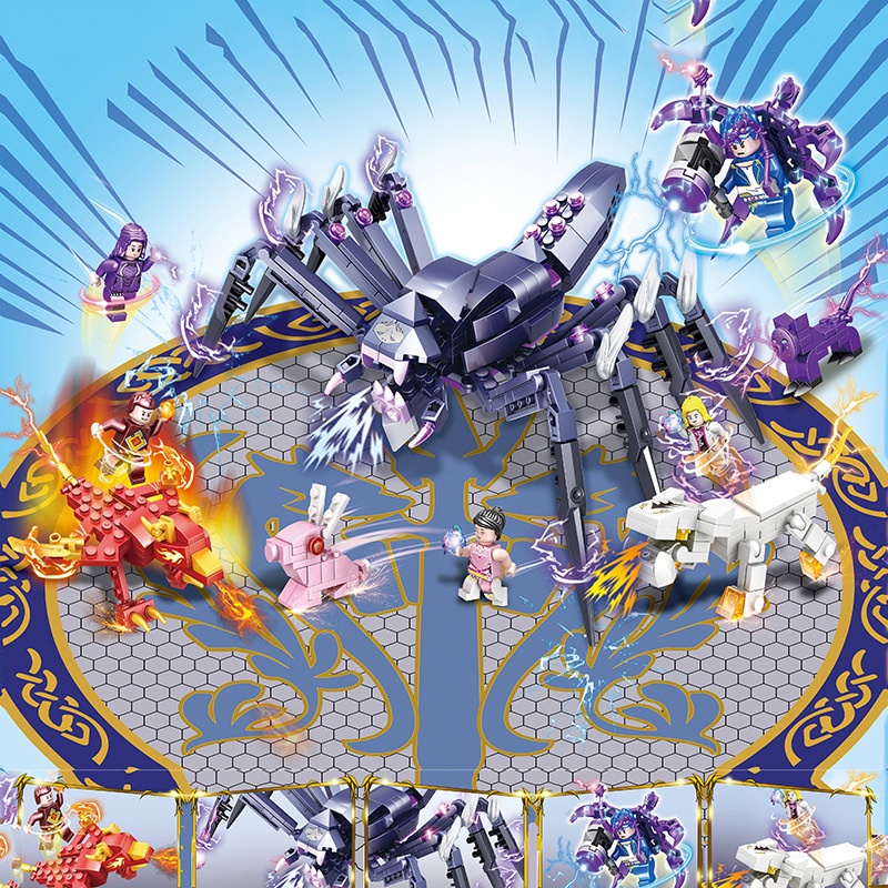 Bộ Đồ Chơi Lắp Ráp Lego Hình Chú Nhện Ma Thuật Cho Bé 76098