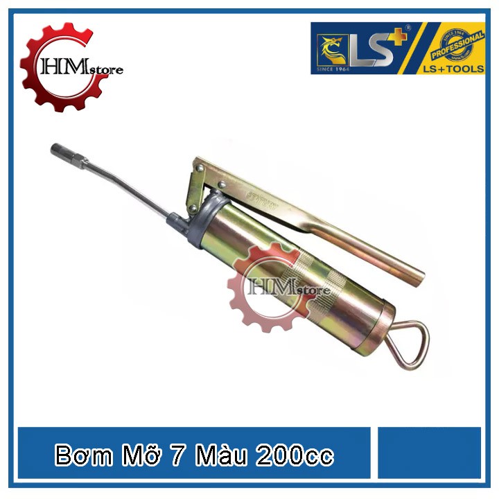 Cây bơm mỡ bò LS+, nhiều dung tích 200cc 300cc 400cc 500cc - Dụng cụ bơm mỡ bằng tay, bơm mỡ bò