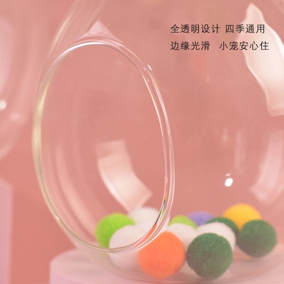 ( ORDER) Nhà ngủ thủy tinh hình trứng cho hamster
