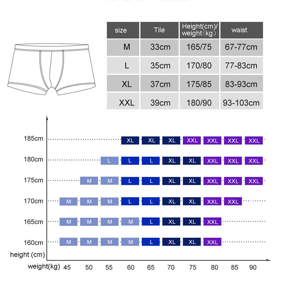 Quần lót boxer lưới thoáng khí chất lượng cao cho nam