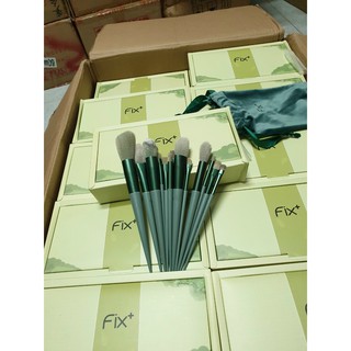 [SẴN] Set cọ 13 cây FIX Xanh Pastel [Kèm feedback]