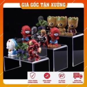 Bộ Kệ Mica 3 tầng rời -  kích thước Lớn - Trưng Bày Sản phẩm - đồ sưu tầm mô hình