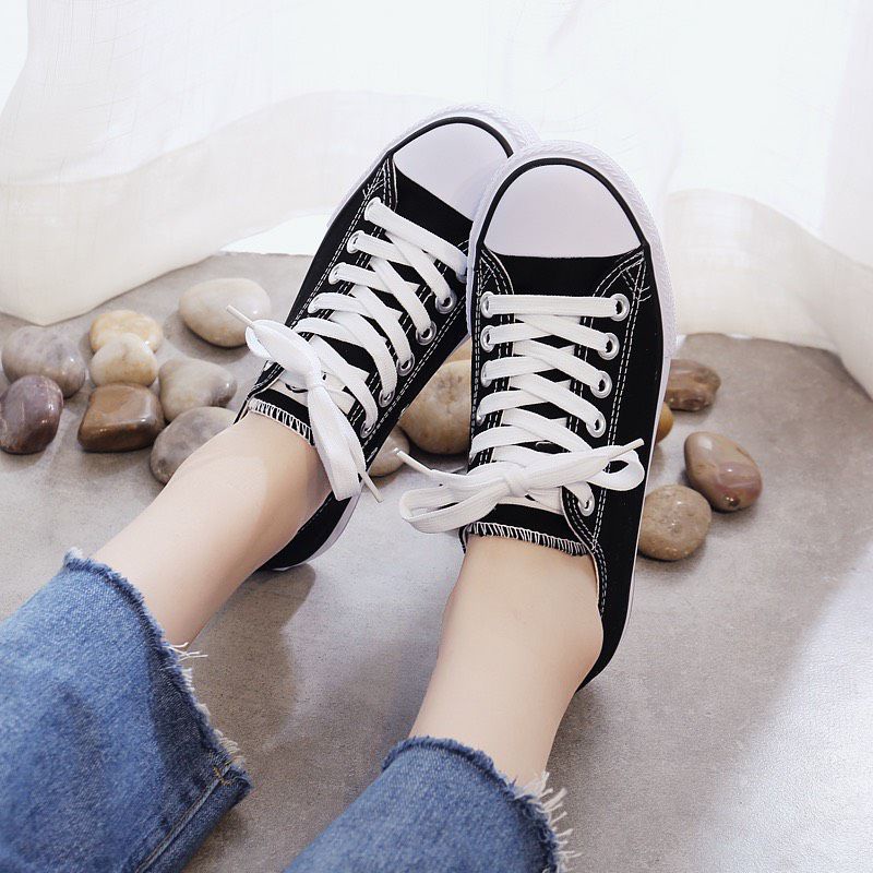 Giày Sneakers Nam Nữ,Giày CONVERSE Đen Thấp Cổ, Full Box Full Bill, Full Size ( 36 > 43 ) | BigBuy360 - bigbuy360.vn