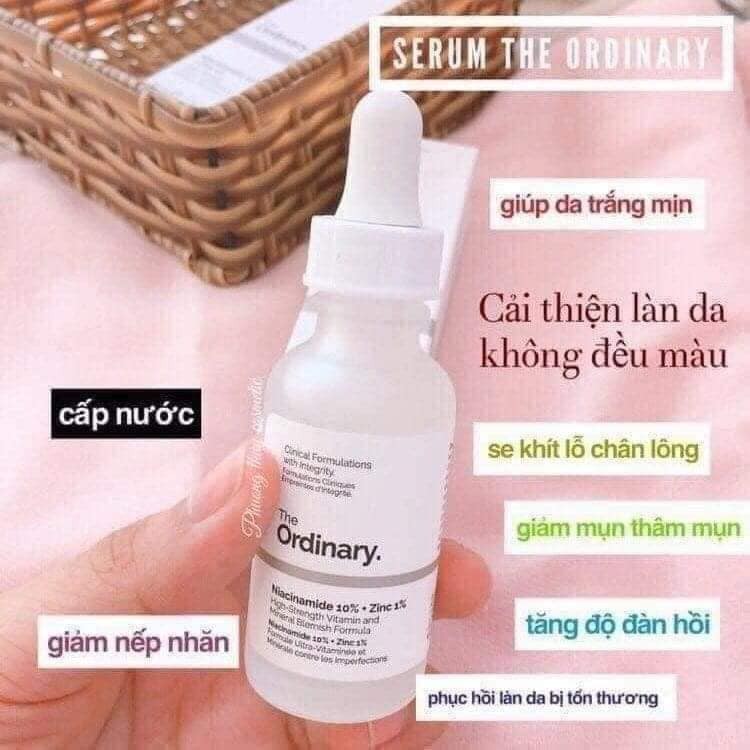 Serum The Ordinary Niacinamide 10% + Zinc 1%