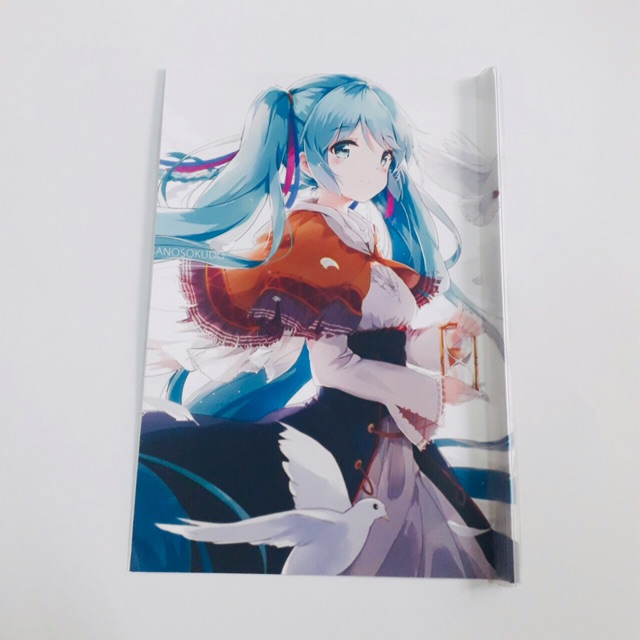 Kẹp để bài kiểm tra miku