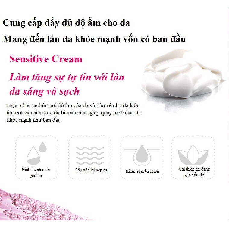 Kem Dưỡng Da Cao Cấp AC Sensitive Cream Skinaz Hàn Quốc