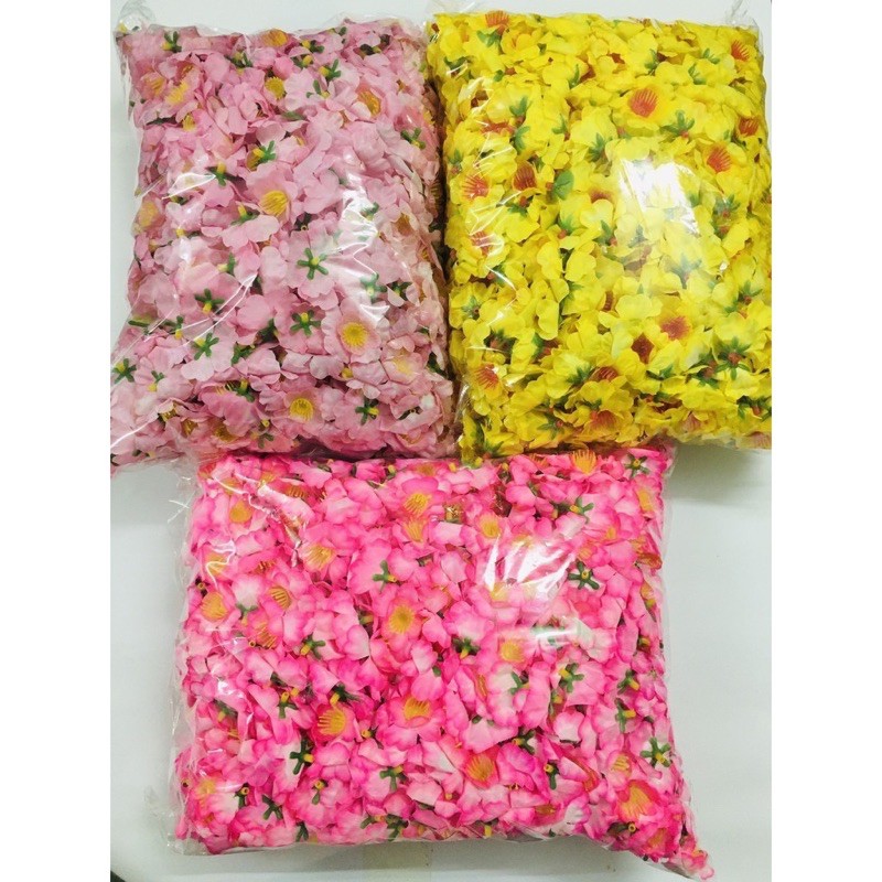 (CHỈ NHẬN ĐƠN HCM) RẺ NHẤT 1KG HOA MAI GIẢ HOA ĐÀO TRANG TRÍ NGÀY TẾT