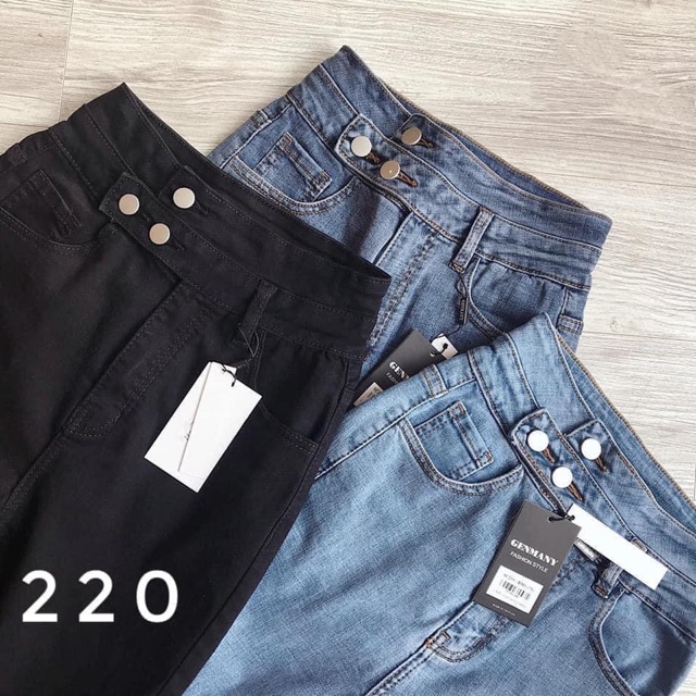 QUẦN JEANS ÔM CO GIÃN CẠP CAO 3 KHUY | BigBuy360 - bigbuy360.vn