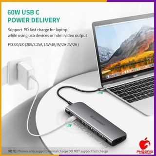 Cáp USB type-C sang HDMI/ Hub USB 3.0 Ugreen 50209