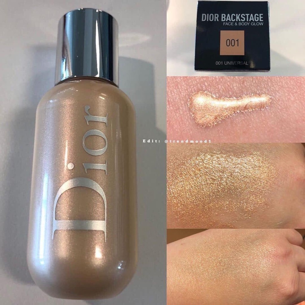 Bắt sáng kem DIOR Backstage Face &amp;amp; Body Glow - 001 Universal - chumia