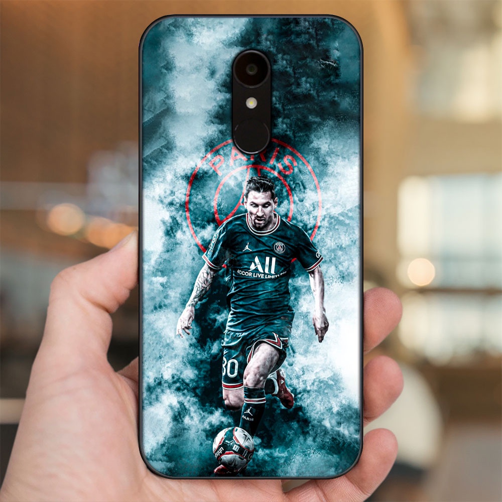 Ốp lưng Xiaomi Redmi 5 viền đen in hình Lionel Messi Barcelona PSG
