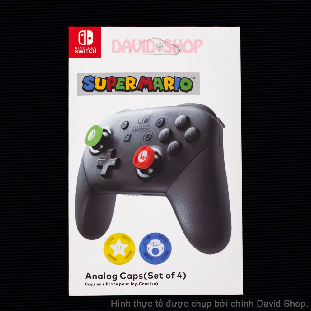 Núm bọc Super Mario cho cần Analog của Pro Controller - Nintendo Switch