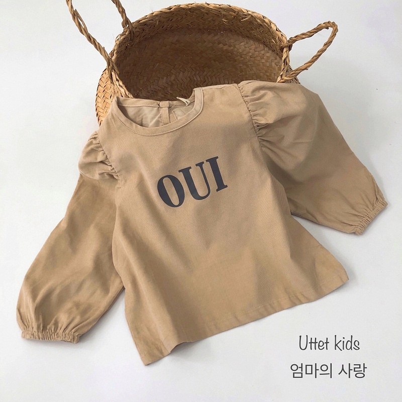 ÁO KIỂU TAY PHỒNG OUI DÀNH CHO BÉ GÁI VÀ BÉ TRAI SIZE 80 ĐẾN 120