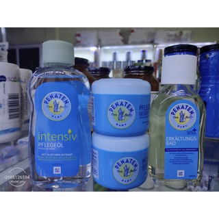 ( Giá Sỉ) Kem dưỡng da và Tinh Dầu Massage  Penaten Cho Bé, 200ml  Nội địa Đức