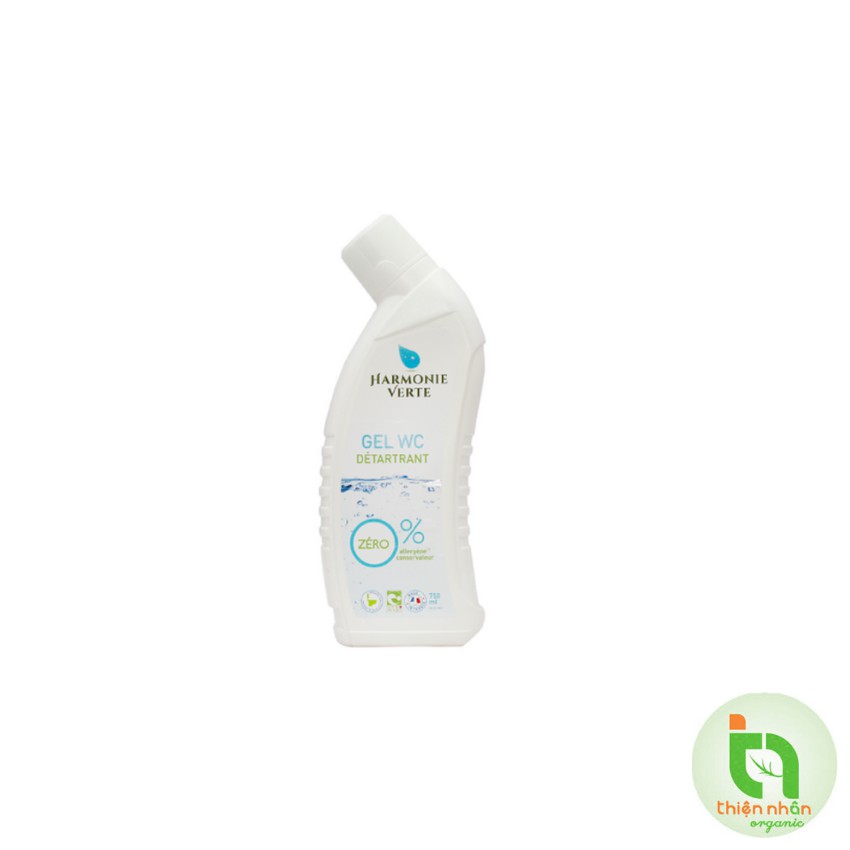 Gel tẩy rửa bồn cầu hữu cơ Harmonie Verte 750ml