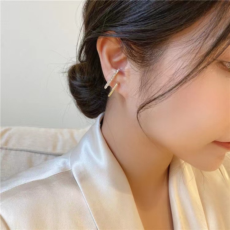 Bông tai dáng tròn nhỏ phong cách thu đông Hàn Quốc dành cho nữ