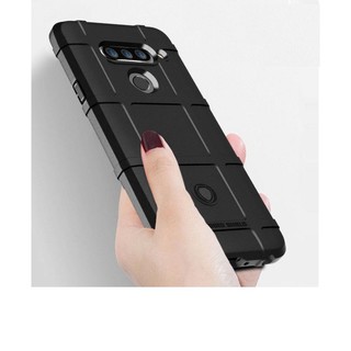 Ốp lưng chống sốc nhựa sần tpu cho lg v40 / v50