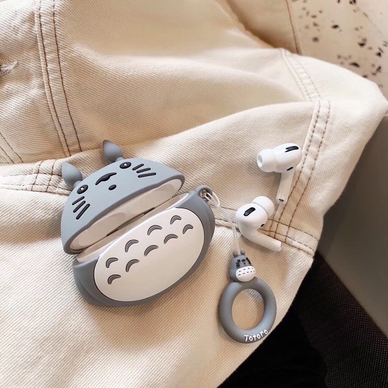 Vỏ Bảo Vệ Tai Nghe Airpods Pro Hình Totoro