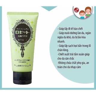 Sữa rửa mặt rosette xanh lá