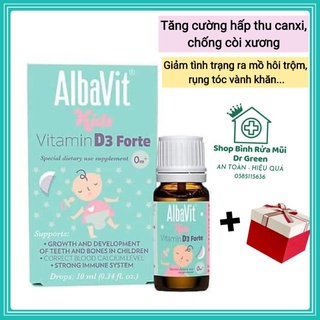 AlbaVit Vitamin D3 nhỏ giọt 10ml date mới