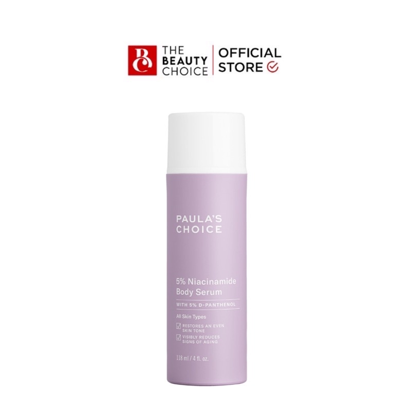 Tinh chất dưỡng thể Paula's Choice 5% Niacinamide Body Serum cho da sáng mịn (118mL)