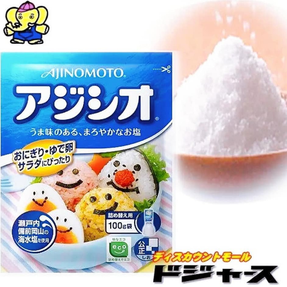 Muối Nhạt Ajinomoto Nội Địa Nhật Giảm 50% Độ Mặn - Gói 100g