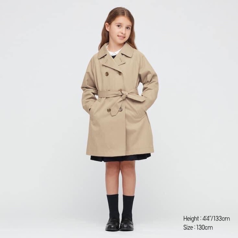 ÁO KHOÁC TRENCH COAT UNIQLO nhật size 150-160