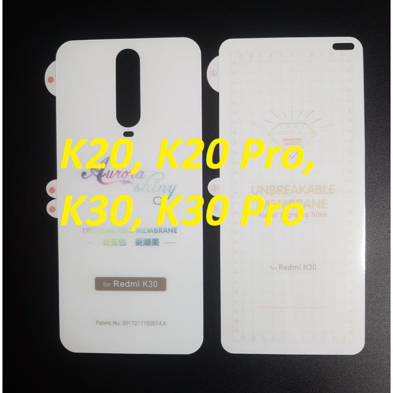 Miếng dán PPF chống trầy xước Redmi K30 / k30 pro / k30 ultra