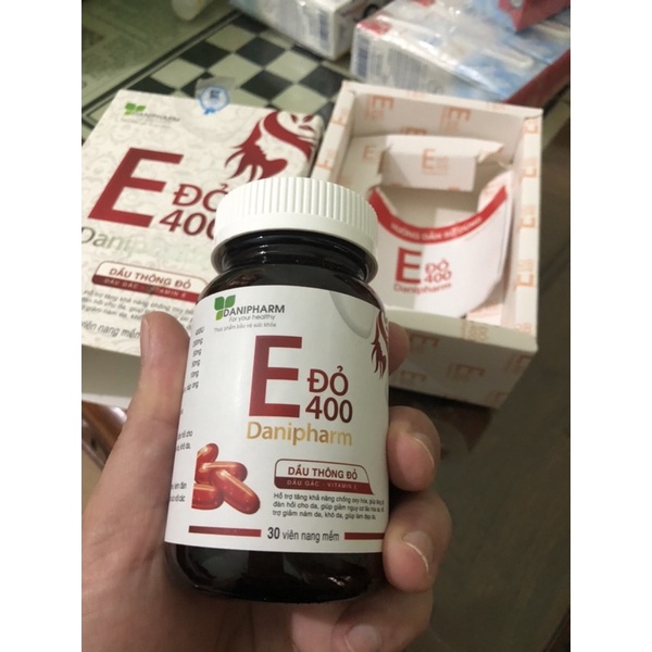 Vitamin E ĐỎ 400  bổ sung viatmin e giúp làn da luôn trẻ chung