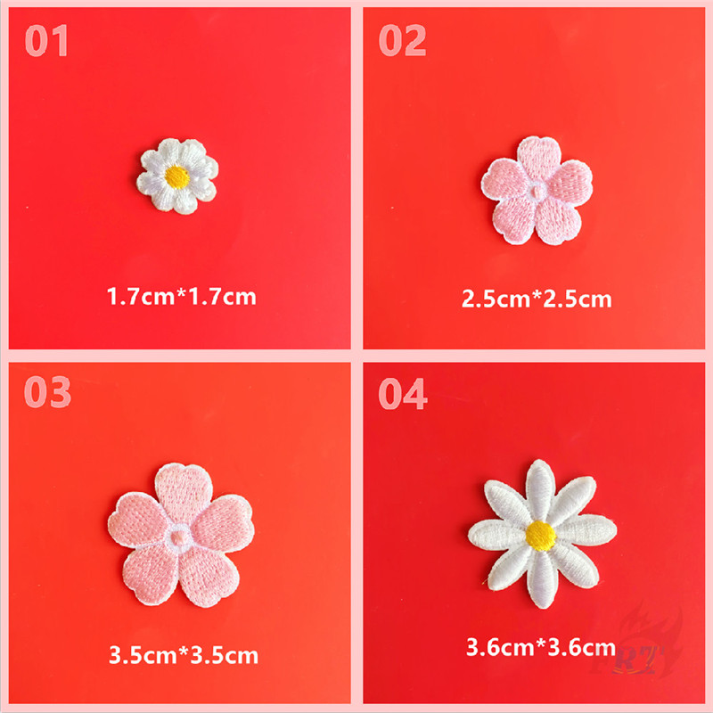 Miếng vá quần áo thiết kế hình bông hoa tự dính đẹp mắt