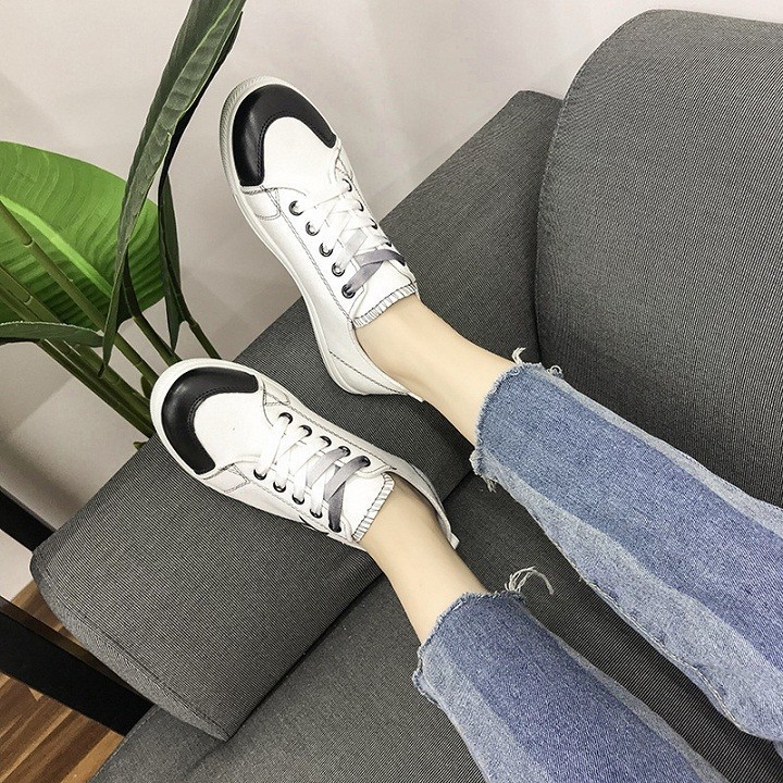 Giày thể thao nam, giày nam thể thao (SP40), giày nam sneaker, giày vải nam, giày nam trắng, giày vải nam buộc dây