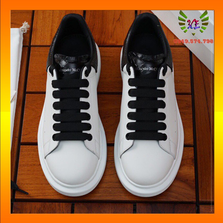 Giày sneaker trắng dây đen đế bằng vân cá sấu giày trắng dây đen siêu hot ( Hỗ Trợ Đổi Trả) | BigBuy360 - bigbuy360.vn