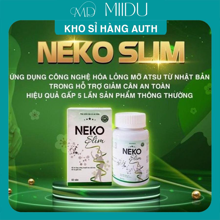 Giảm cân nhanh NEKO SLIM chính hãng hỗ trợ giảm béo giảm mỡ cấp tốc hộp 60 viên