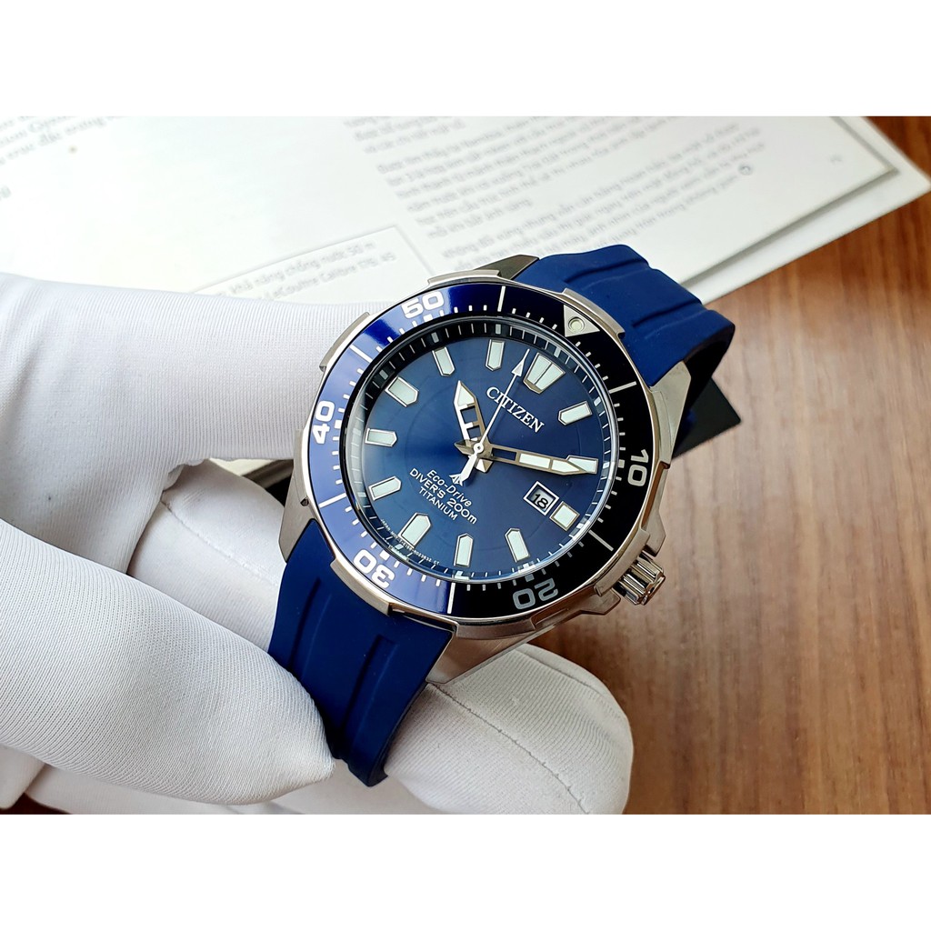 ĐỒng hồ nam chính hãng Citizen BN0201-02M vỏ titan siêu nhẹ
