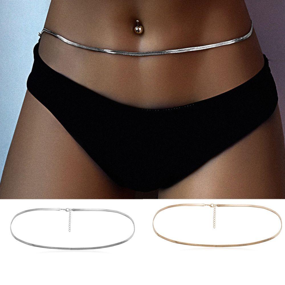Chuỗi Dây Đeo Thắt Lưng Không Xỏ Lỗ Gợi Cảm Đi Biển Trang Sức