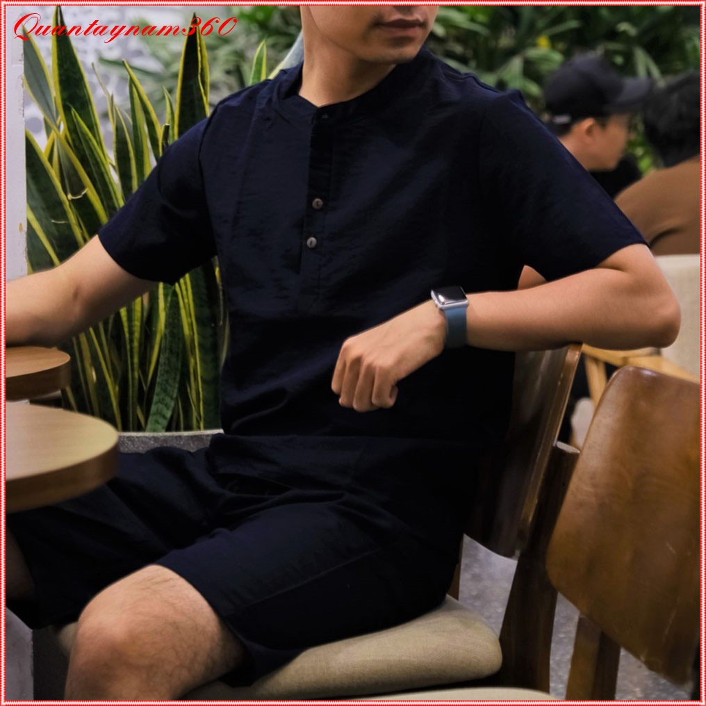 Bộ Quần Áo Đũi Nam chất vải đũi thái loại dày bộ đồ nam vải đũi cao cấp | BigBuy360 - bigbuy360.vn