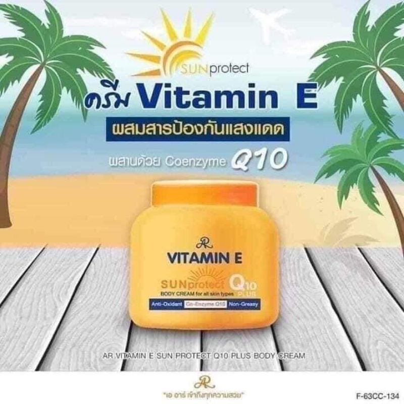 Kem dưỡng thể ARON VITAMIN E Q10 Thái Lan