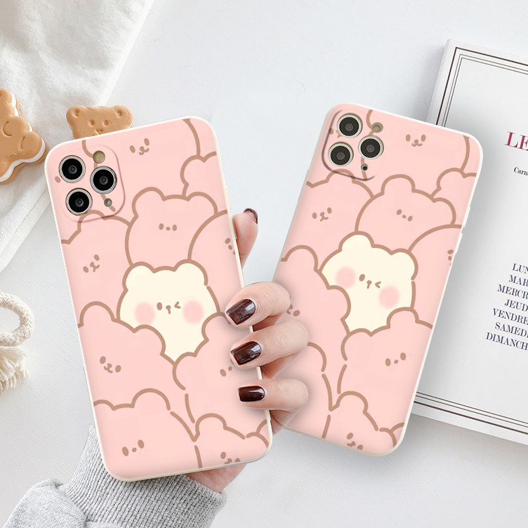 Ốp lưng iphone lưng in hình nhiều gấu 5s/6/6plus/6s/6splus/7/7plus/8/8plus/x/xr/xs/11/12/pro/promax