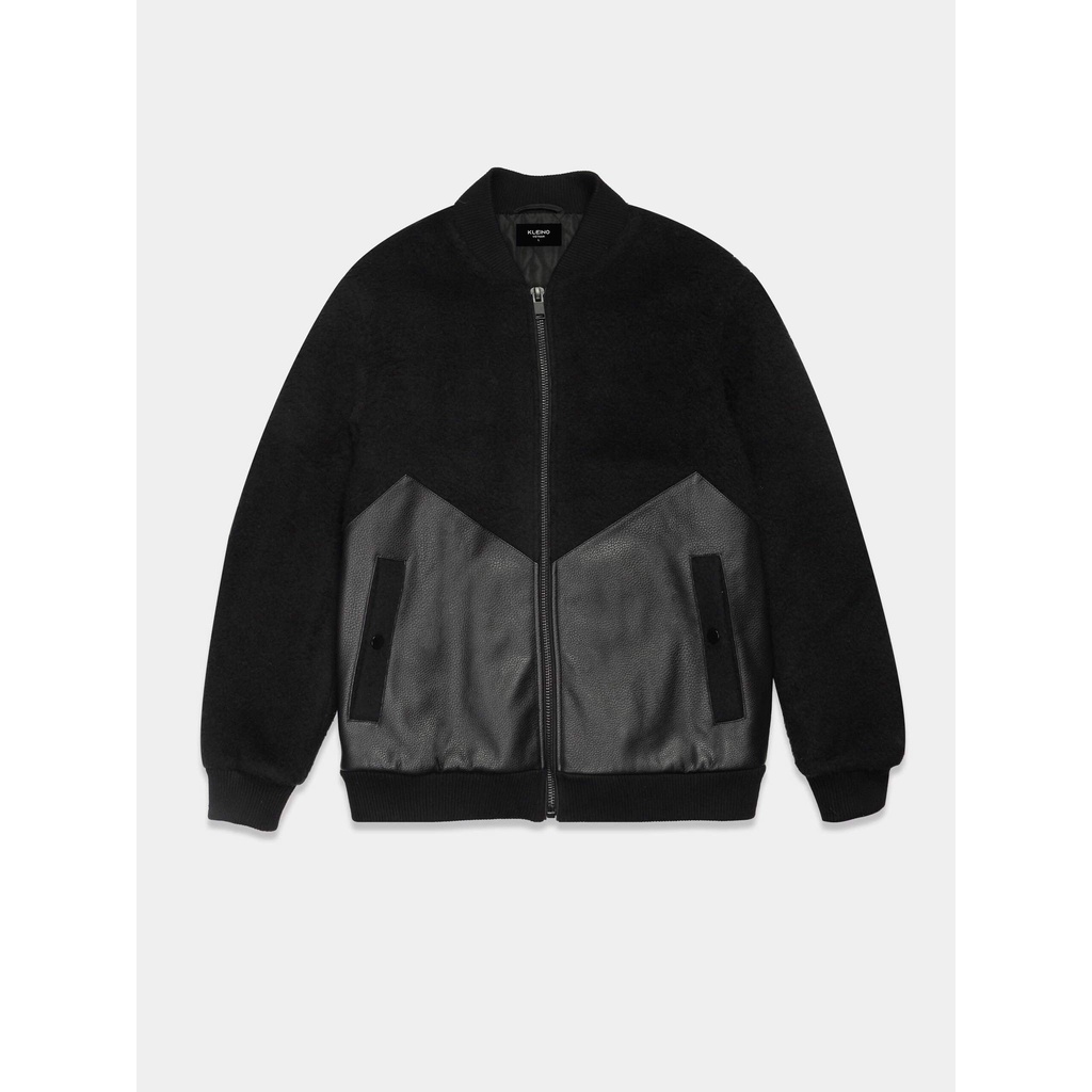 Áo khoác Leather Mix Jacket