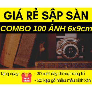 Combo 100 ảnh 6x9 chống nước giấy cao cấp giá 2k/ tấm.