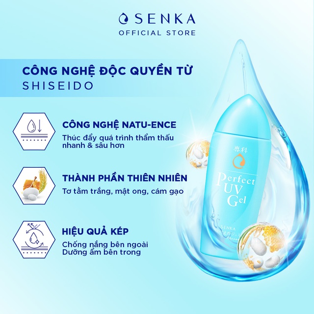 Gel sữa chống nắng Senka Perfect UV Gel 80ml